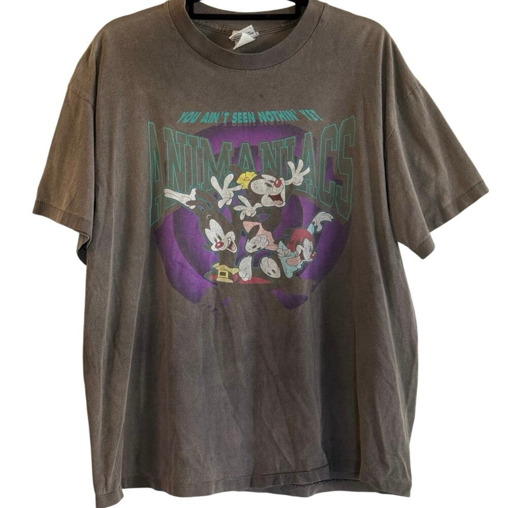 Vintage 90s Animaniacs 1993 You Ain’t Seen Nothin Yet Single Stitch Shirt Large
